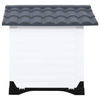 Hundehütte Grau 90,5 x 68 x 66 cm Polypropylen