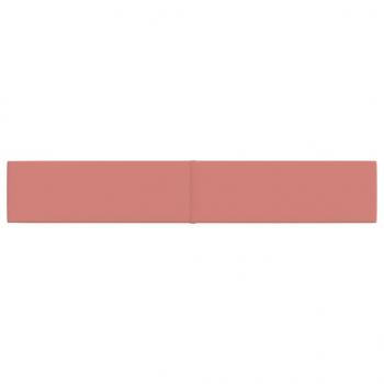 Wandpaneele 12 Stk. Rosa 90x15 cm Samt 1,62 m²