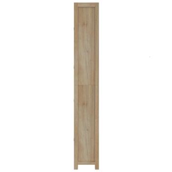Bücherregal 7 Böden 80x30x200 cm Massivholz Akazie