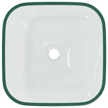 Waschbecken Glas 42x42x14 cm Transparent