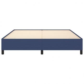 Bettgestell Blau 160x200 cm Stoff