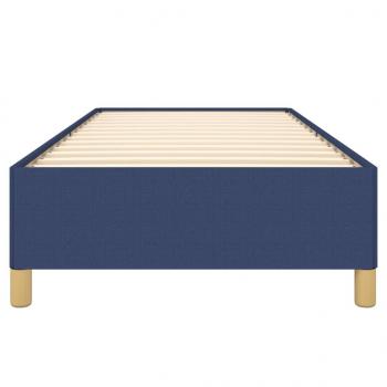 Bettgestell Blau 80x200 cm Stoff