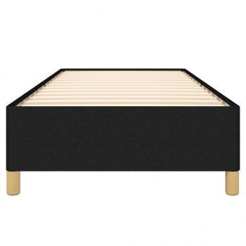 Bettgestell Schwarz 90x190 cm Stoff