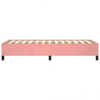 Bettgestell Rosa 80x200 cm Samt