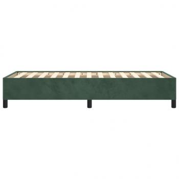 Bettgestell Dunkelgrün 90x190 cm Samt