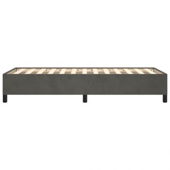 Bettgestell Dunkelgrau 100x200 cm Samt