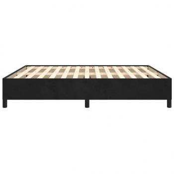 Bettgestell Schwarz 160x200 cm Samt