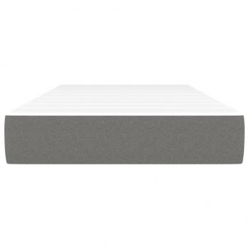 Taschenfederkernmatratze Dunkelgrau 80x200x20 cm Stoff
