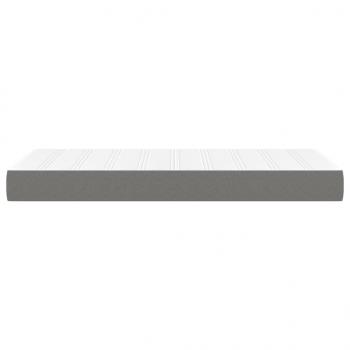 Taschenfederkernmatratze Dunkelgrau 80x200x20 cm Stoff