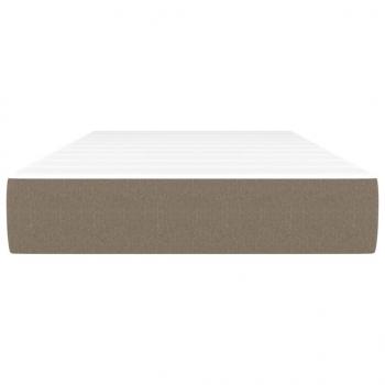 Taschenfederkernmatratze Taupe 80x200x20 cm Stoff