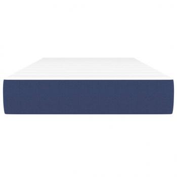 Taschenfederkernmatratze Blau 80x200x20 cm Stoff