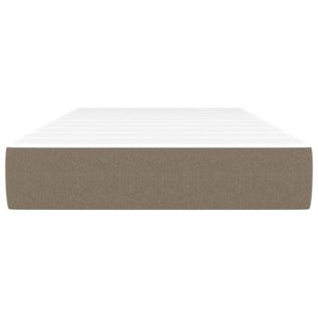 Taschenfederkernmatratze Taupe 90x200x20 cm Stoff
