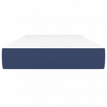 Taschenfederkernmatratze Blau 90x200x20 cm Stoff