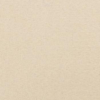 Taschenfederkernmatratze Creme 120x200x20 cm Stoff