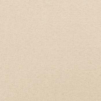 Taschenfederkernmatratze Creme 140x190x20 cm Stoff