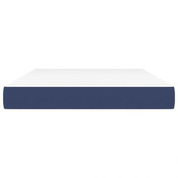 Taschenfederkernmatratze Blau 140x190x20 cm Stoff