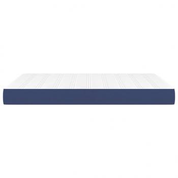 Taschenfederkernmatratze Blau 140x190x20 cm Stoff