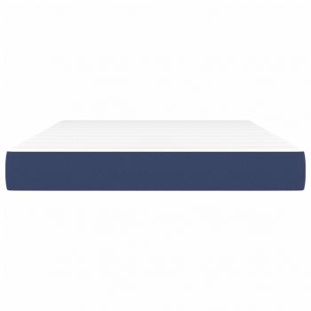 Taschenfederkernmatratze Blau 140x200x20 cm Stoff