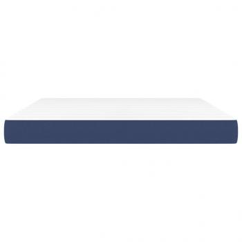 Taschenfederkernmatratze Blau 160x200x20 cm Stoff