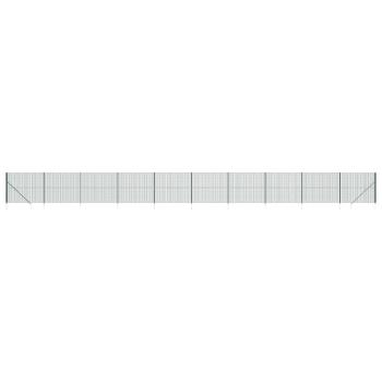 Maschendrahtzaun mit Bodenhülsen Grün 1,4x25 m