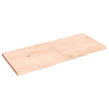 ARDEBO.de - Wandregal 140x60x(2-4) cm Massivholz Eiche Unbehandelt