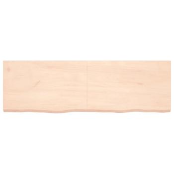 Wandregal 160x50x(2-4) cm Massivholz Eiche Unbehandelt