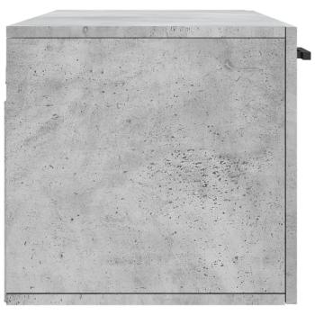 Wandschrank Betongrau 100x36,5x35 cm Holzwerkstoff