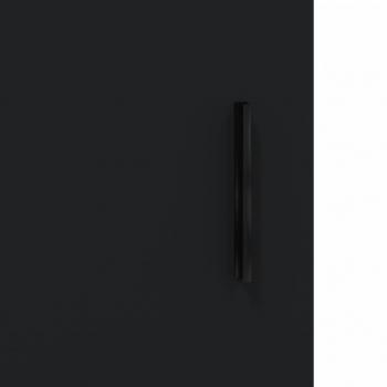 Wandschrank Schwarz 60x31x70 cm Holzwerkstoff