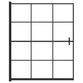 Duschkabine ESG 116x140 cm Schwarz
