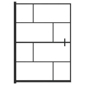 Duschkabine ESG 100x140 cm Schwarz