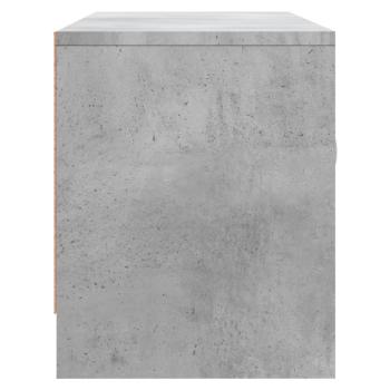 TV-Schrank Betongrau 102x30x37,5 cm Holzwerkstoff