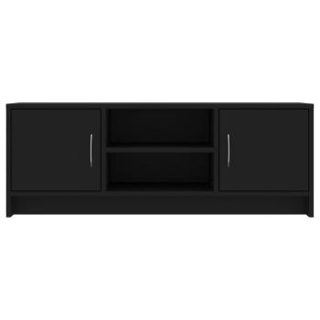 TV-Schrank Schwarz 102x30x37,5 cm Holzwerkstoff