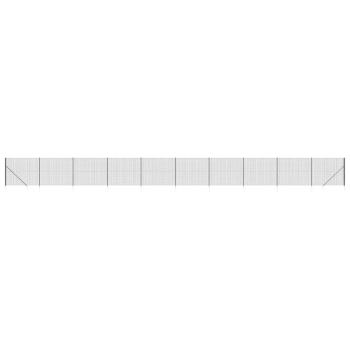 Maschendrahtzaun mit Bodenhülsen Anthrazit 2,2x25 m