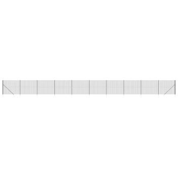 Maschendrahtzaun mit Bodenhülsen Anthrazit 1,6x25 m