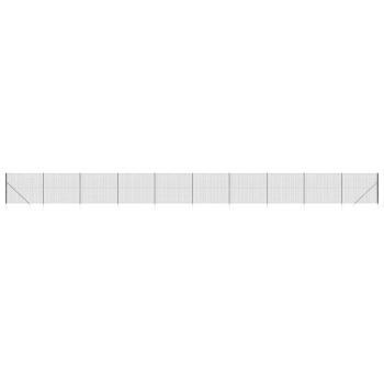 Maschendrahtzaun mit Bodenhülsen Anthrazit 1,6x25 m