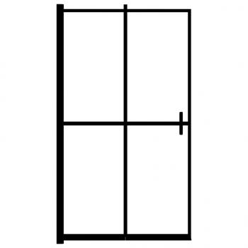 Faltbare Duschkabine ESG Schwarz 120x140 cm