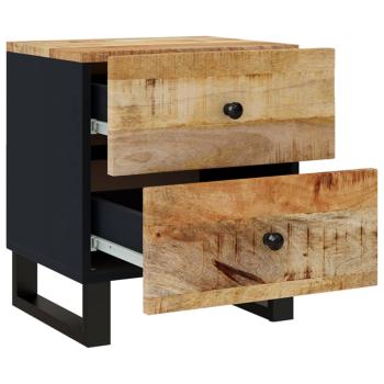 Nachttisch 40x33x46 cm Massivholz Mango