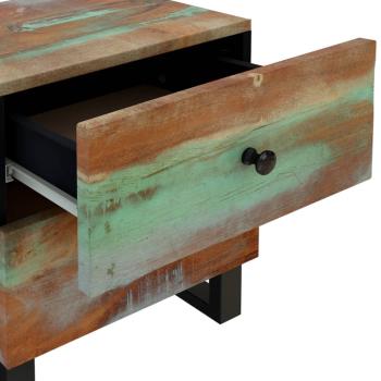 Nachttische 2 Stk. 40x33x46 cm Altholz Massiv