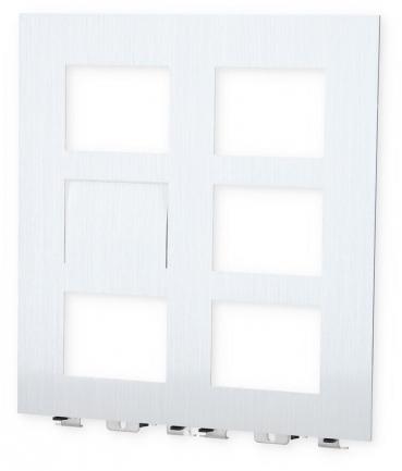 ARDEBO.de Busch-Jaeger 41386CF-A-03 Frontplatte, 2/3, Aluminium (2TMA200160A0031)
