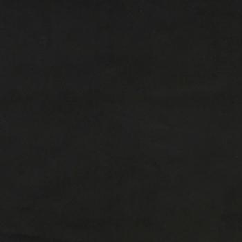 Chaiselongue mit Kissen und Nackenrolle Schwarz Samt