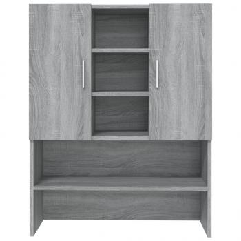 Waschmaschinenschrank Grau Sonoma 70,5x25,5x90 cm