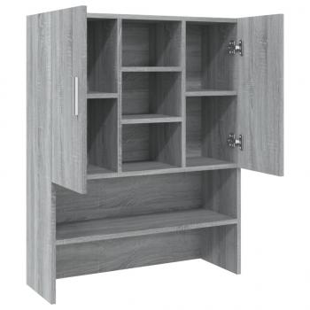 Waschmaschinenschrank Grau Sonoma 70,5x25,5x90 cm