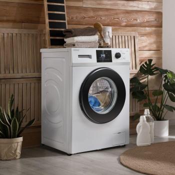 Bomann Waschmaschine WA 7196, Frontlader, 9kg , 60 cm breit, 16 Programme, 1400U/Min, weiß *ANGEBOT*