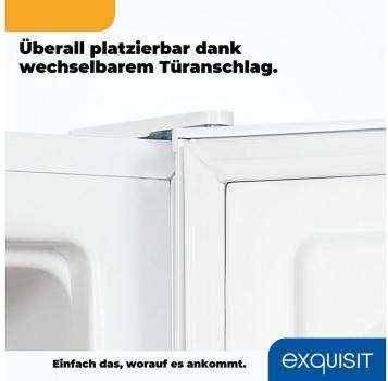 Exquisit GB60-150E weiß Mini Gefrierschrank, 42L