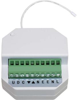 Kaiser Nienhaus Schalterdosen-UP-Funkempfänger, 315250 Mercato Sotto, für Rollladenmotor mit Anschlussmöglichkeit eines Vor-Ort-Tasters, 433MHz/2-Funk, weiß *ANGEBOT*