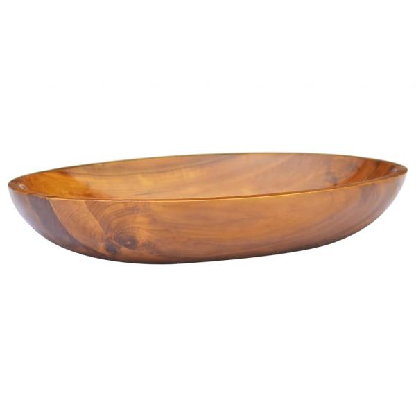 ARDEBO.de - Waschbecken Massivholz Teak 60x40x10 cm