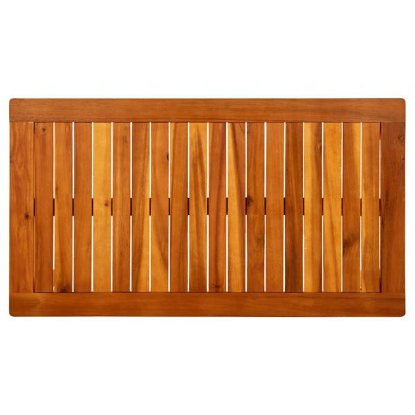 Garten-Couchtisch 90x50x36 cm Massivholz Akazie