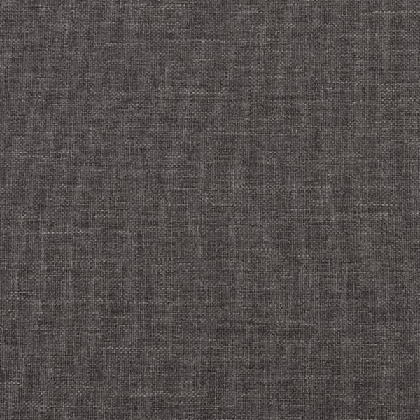 Relaxsessel mit Hocker Dunkelgrau Stoff