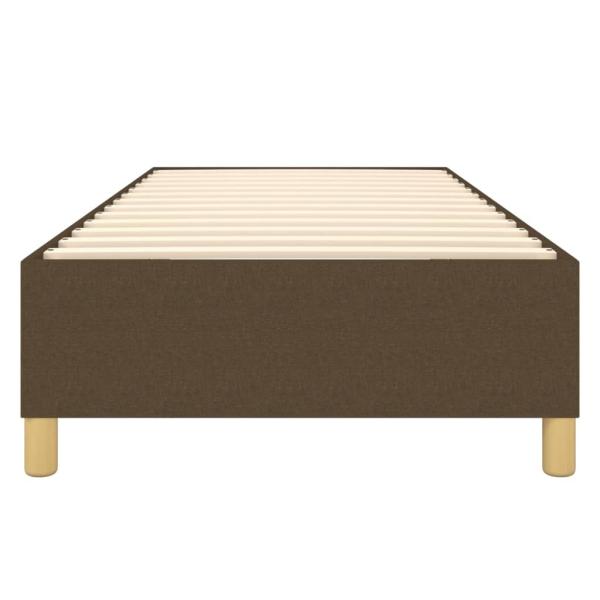 Bettgestell Dunkelbraun 90x190 cm Stoff