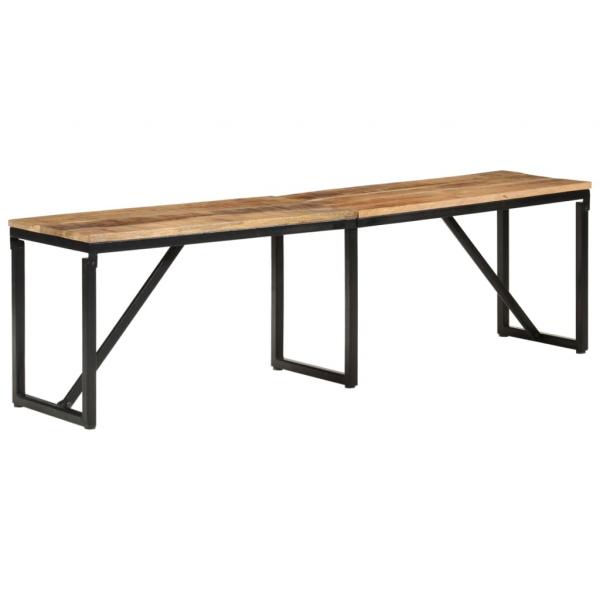ARDEBO.de - Sitzbank 160x35x46 cm Massivholz Mango